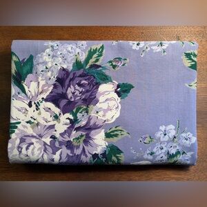 April Cornell Rectangular Tablecloth Floral Lilac Purple Green White